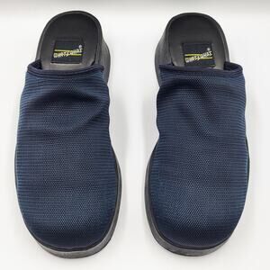 Y2K Aerosoles What’s What Navy Blue & Black Comfort Platform Mules Women's Sz 6
